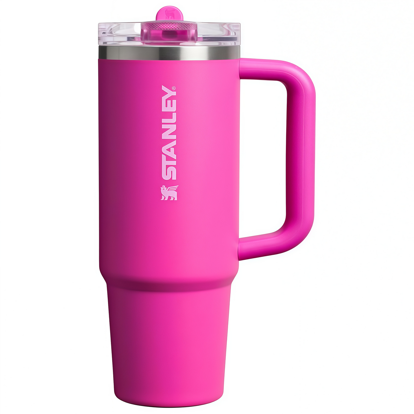 STANLEY Quencher ProTour Flip Straw Tumbler with Leakproof Lid 30 oz | Built-in Straw and Handle | Cup Holder Compatible for Travel | insulated Stainless Steel Cup | BPA-Free | Violet Blossom