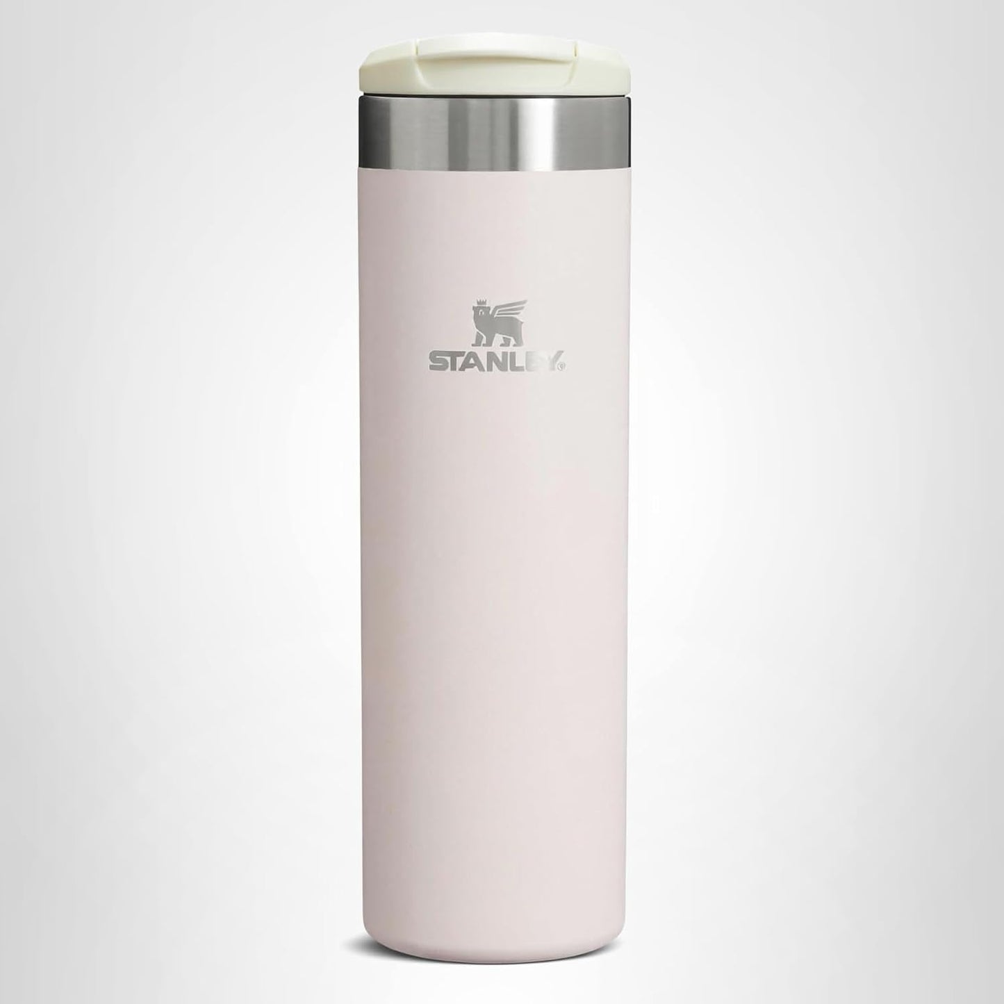 Stanley AeroLight Transit Bottle 20 oz | Locking Drink Through Lid | Leak Resistant Water Bottle or Coffee Travel Mug | Lightweight Insulated Stainless Steel | BPA-Free | Rose Quartz