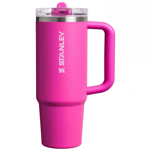 STANLEY Quencher ProTour Flip Straw Tumbler with Leakproof Lid 30 oz | Built-in Straw and Handle | Cup Holder Compatible for Travel | insulated Stainless Steel Cup | BPA-Free | Violet Blossom